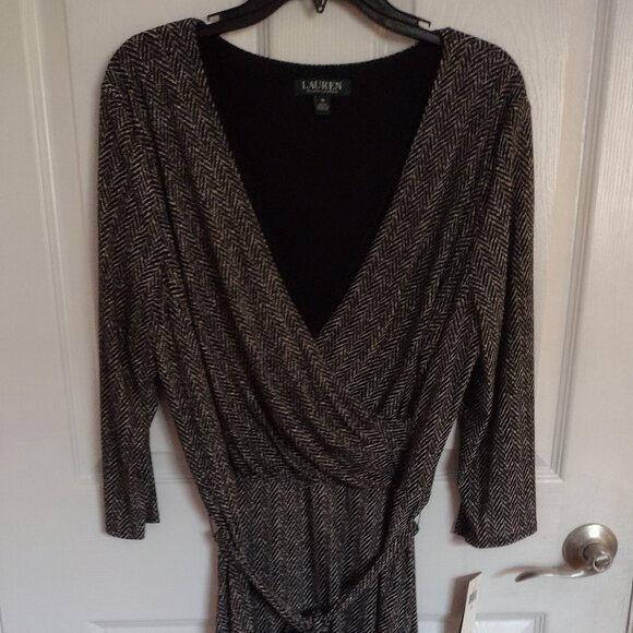 Ralph Lauren Black and White dress NWT - Picture 1 of 6